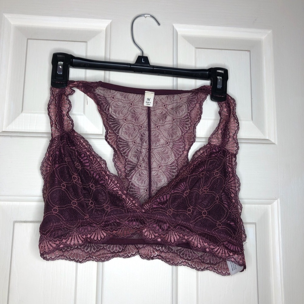 Purple bralette